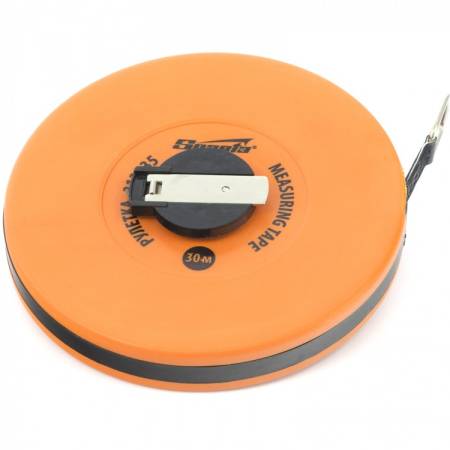 Рулетка геодезическая закрытый круглый корпус 30х12,5мм