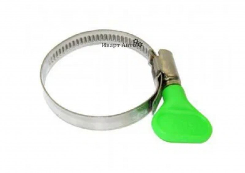 Хомут червячный с ключом 16-25мм