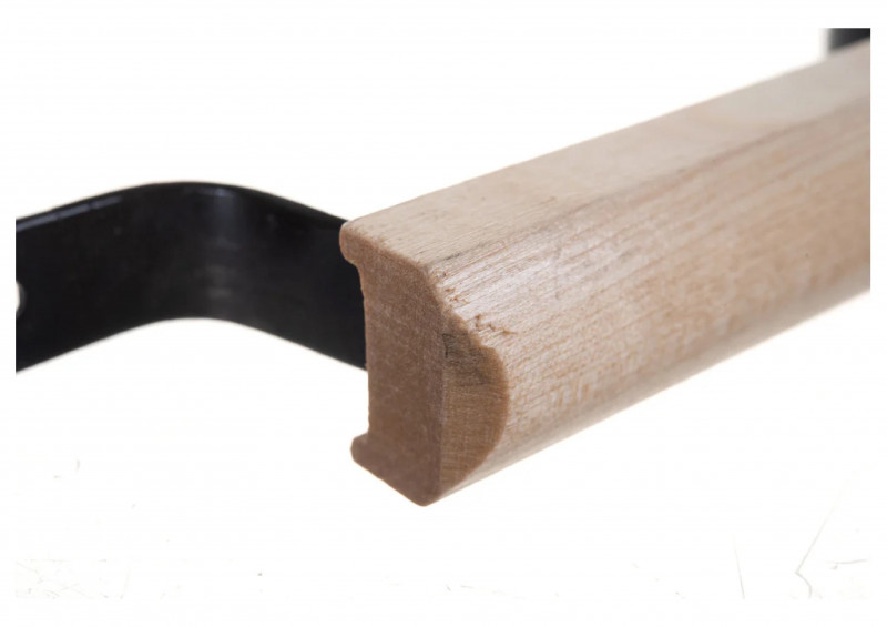 Ручка-скоба РС-80 дерево/металл плоская