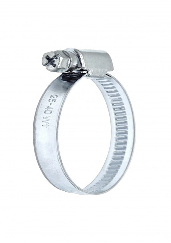 Хомут червячный 20-32мм цинк