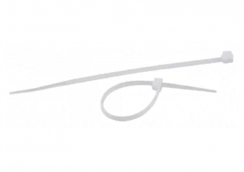 Хомут-стяжки нейлон 100шт 5х500 белые