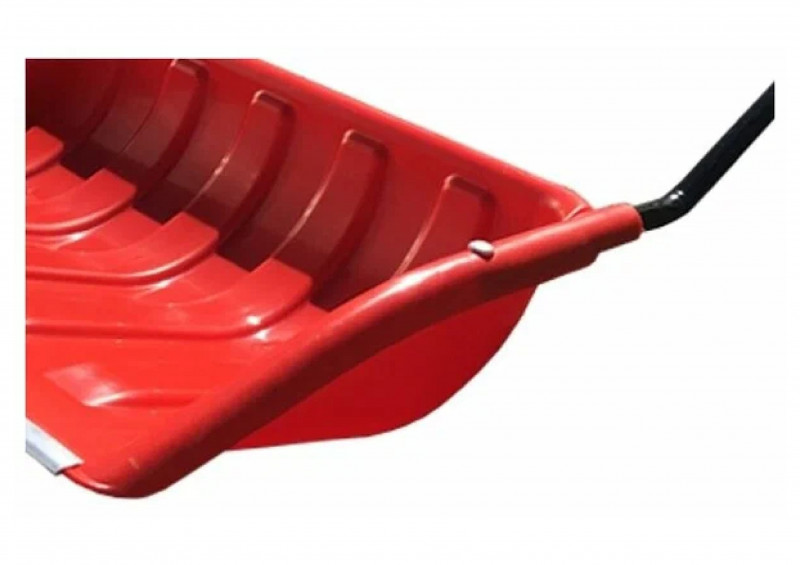 Скрепер для уборки снега 700х550х1470мм алюм.планка, стальная ручка d20