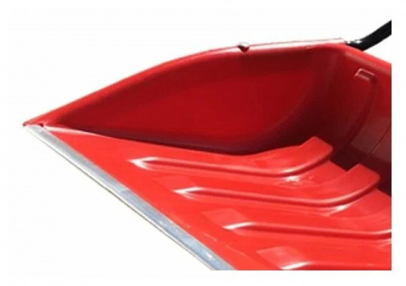 Скрепер для уборки снега 700х550х1470мм алюм.планка, стальная ручка d20