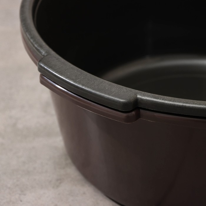 Таз круглый хозяйственный, 8л, цвет микс