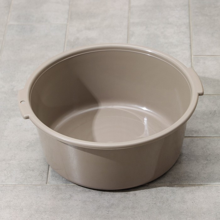 Таз круглый хозяйственный, 8л, цвет микс