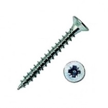 Саморез универсальный белый цинк 2,5х12