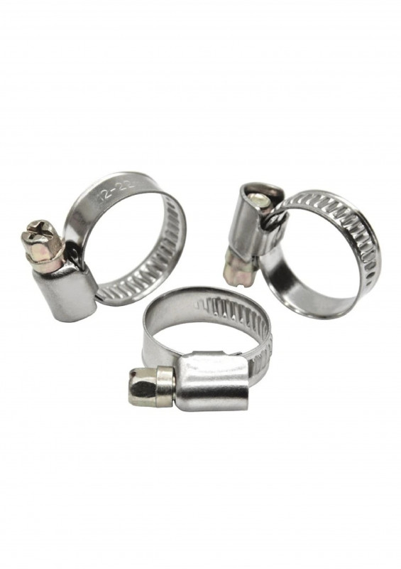 Хомут червячный 12-20мм нерж