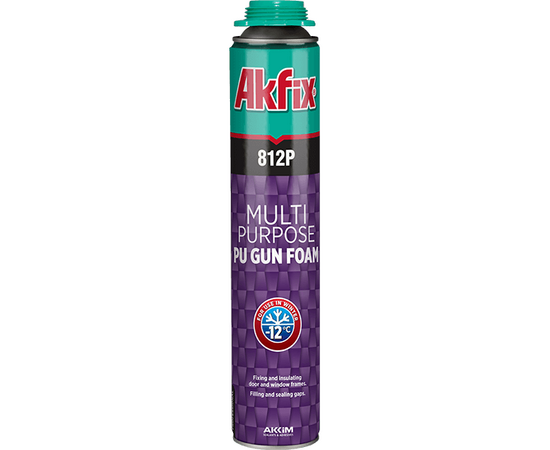 Пена профессиональная 812P 850 гр -12°C зимняя Akfix