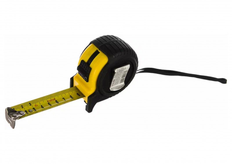 Рулетка в ударостойком обрезиненном корпусе 25ммх5м STAYER MASTER