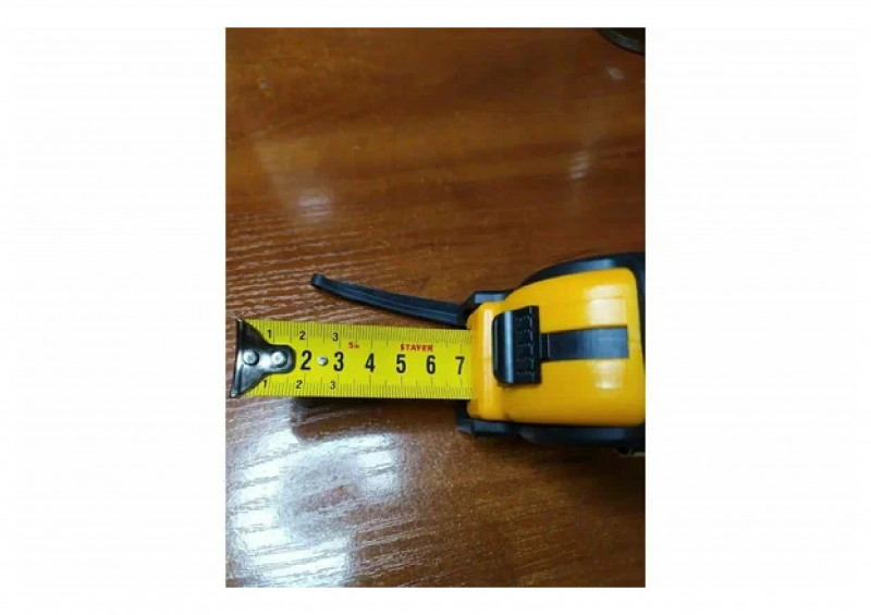 Рулетка в ударостойком обрезиненном корпусе 25ммх5м STAYER MASTER