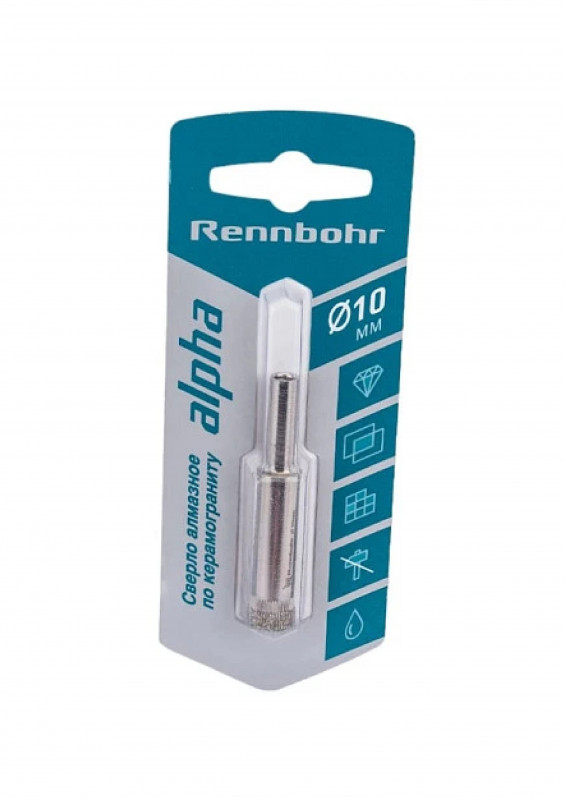 Коронка керамогр.плитка 10мм Rennboh